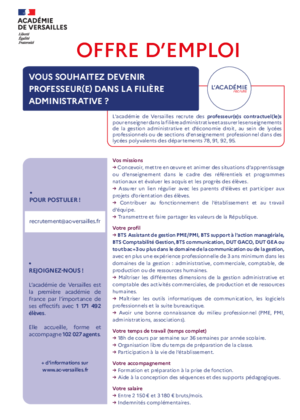 Couverture de Professeur Eco gestion GA