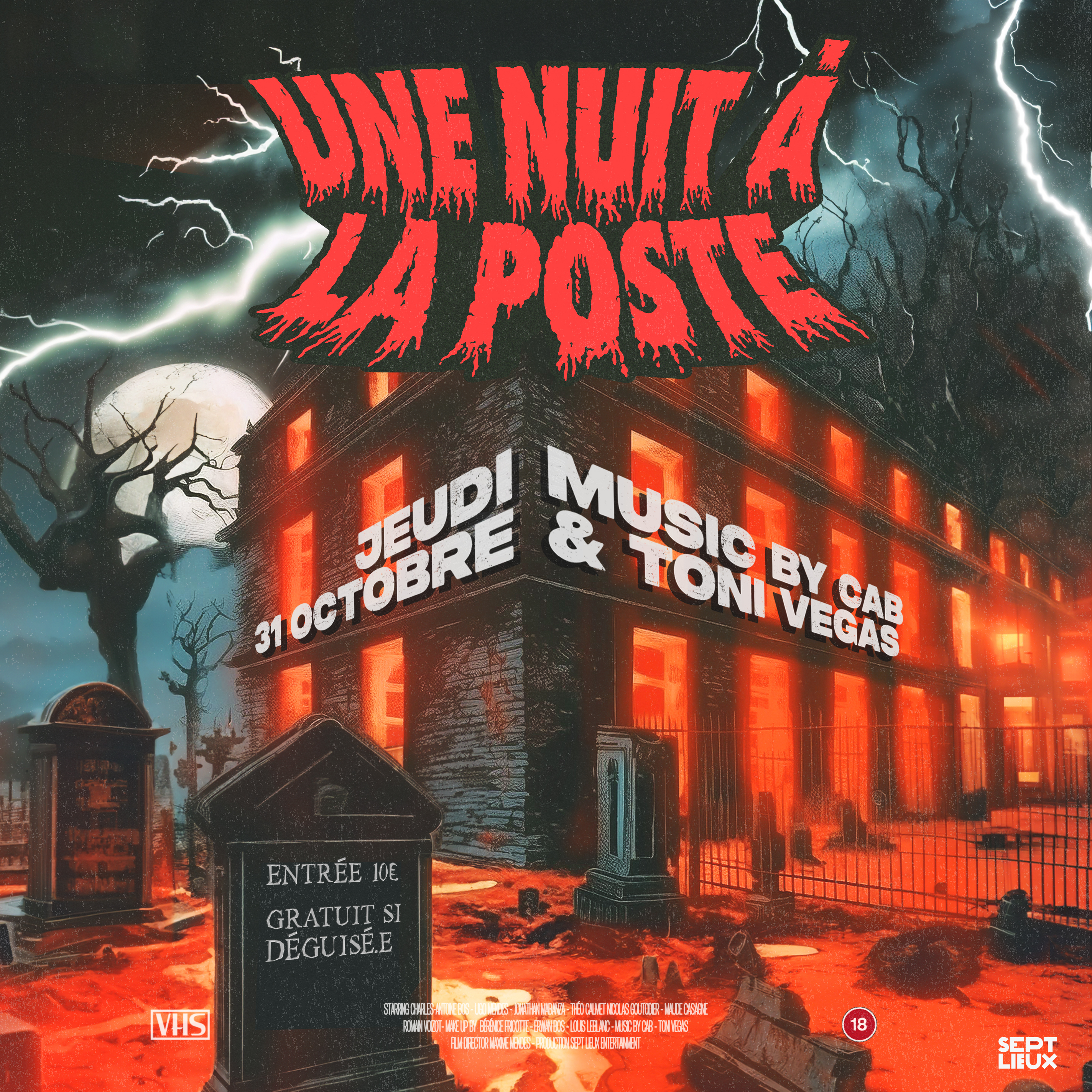 Une nuit à la poste - Halloween party