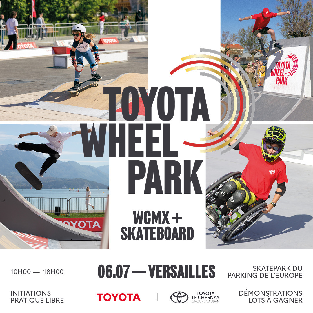 Toyota Wheel Park, un skatepark itinérant et inclusif